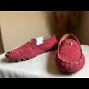 Coach Suede Driving Shoe